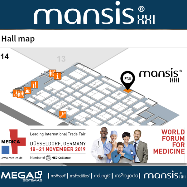 Un año más Mansis XXI estará presente en MEDICA 2019 | Foro Mundial de Medicina en Düsseldorf (Alemania)